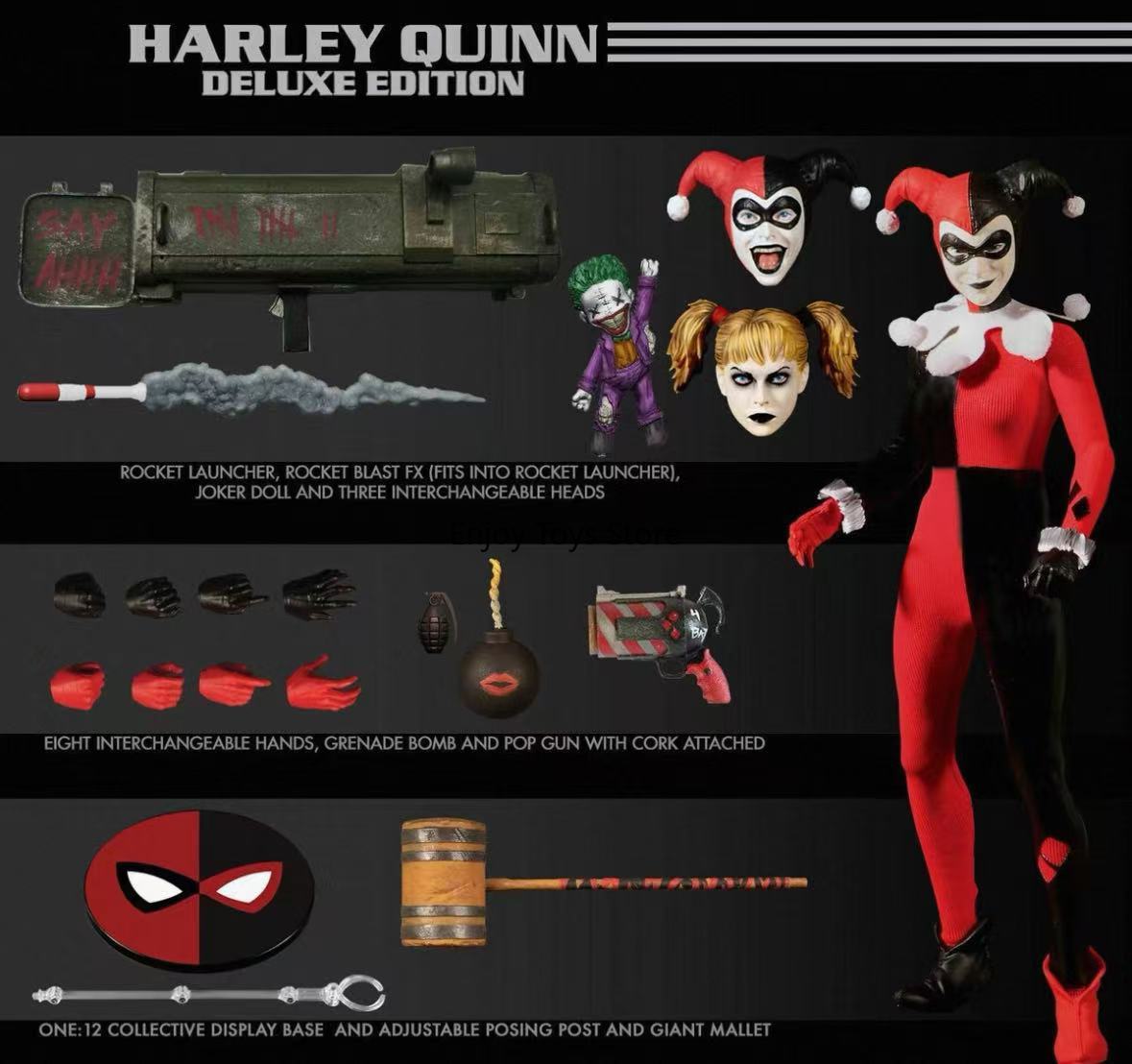 Model Kit Harley Quinn - 在庫あり MEZCO アーカム ハーレー・クイン アーカム アクションフィギュア