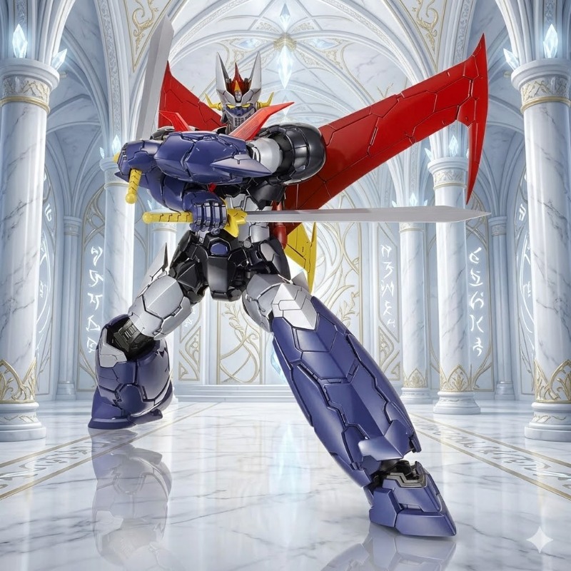 Model Kit Mazinger - 100% オリジナルバンダイ正規品 HG1/144 グレートマジンガー ZINFINITYVer.アニメアクションフィギュアロボットコレクタブル組み立てモデルおもちゃ装飾品