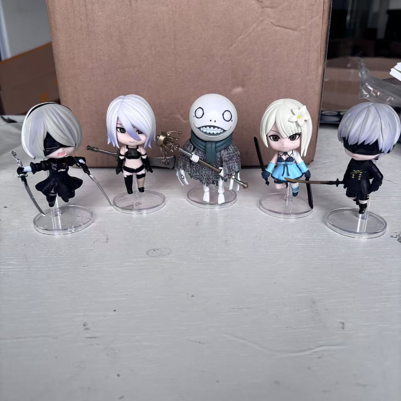 Model Kit Nier Automata - 5個/セット ゲーム ニーア オートマタ ヨルハ 2B