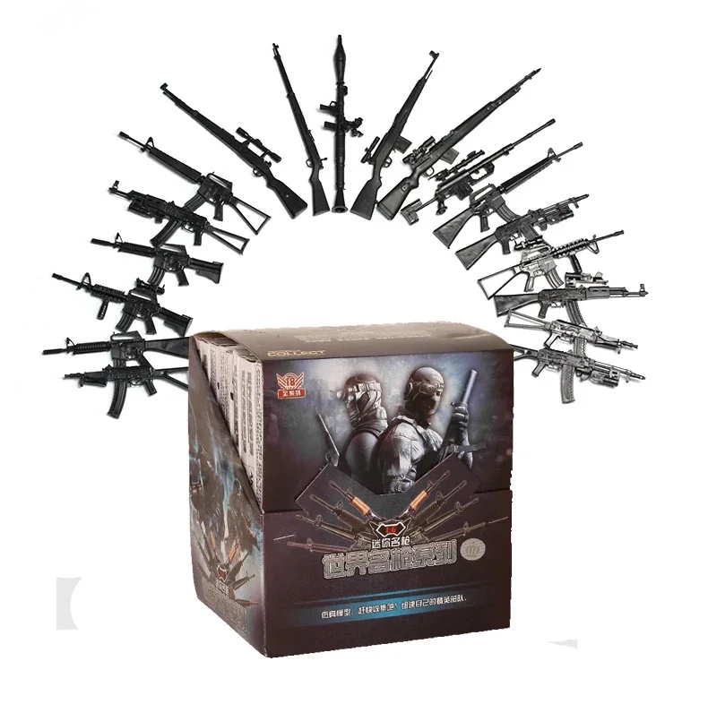Model Kit Weapons - 4D オールドセクションガン 18 ピース/セット 1:6 組み立て式銃器モデルノスタルジックな兵士武器ロケットランチャー
