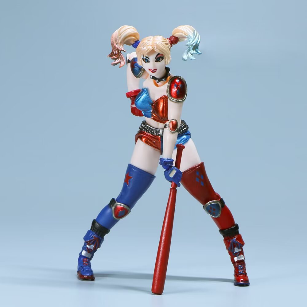 Model Kit Harley Quinn - アメージングシリーズ ヤマグチ No.015EX ハーレイ・クイン 可動式アクションフィギュア 箱入りコレクタブルモデル