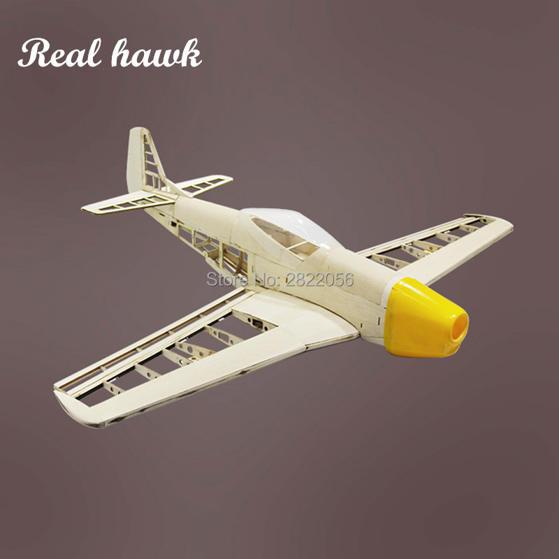 Frame Model Kit - RC飛行機 レーザーDIYカット バルサ材キット 翼幅1000mm 新品 P51フレーム
