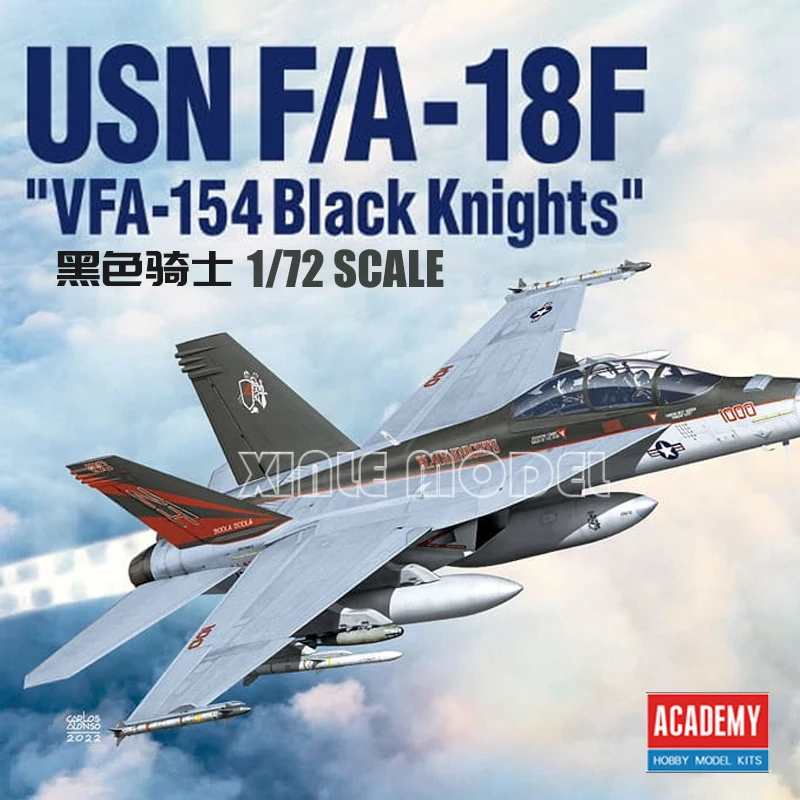 Model Kit Knight - アカデミー 12577 USN F/A-18F VFA-154 ブラックナイツ