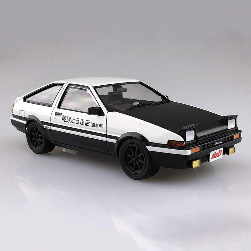 Model Kit Initial D - 静的組み立て車モデル アオシマ-05961-B 1/24 頭文字D 藤原拓海 AE86