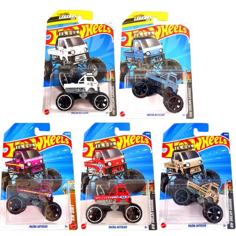 Hot Wheels Car Monster Trucks - ホットウィール マツダ オートザム 合金ダイキャスト ビッグフット モンスタートラック