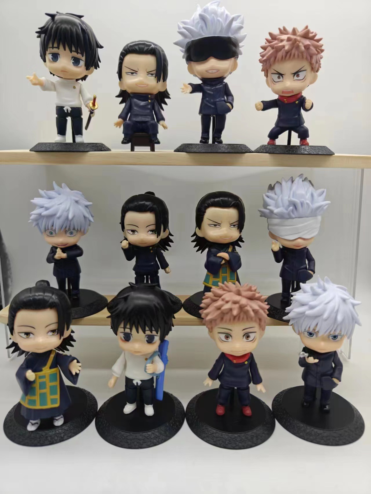 Model Kit Jujutsu Kaisen - 12 ピース/セットアニメ呪術廻戦フィギュアモデルおもちゃ 10 センチメートル