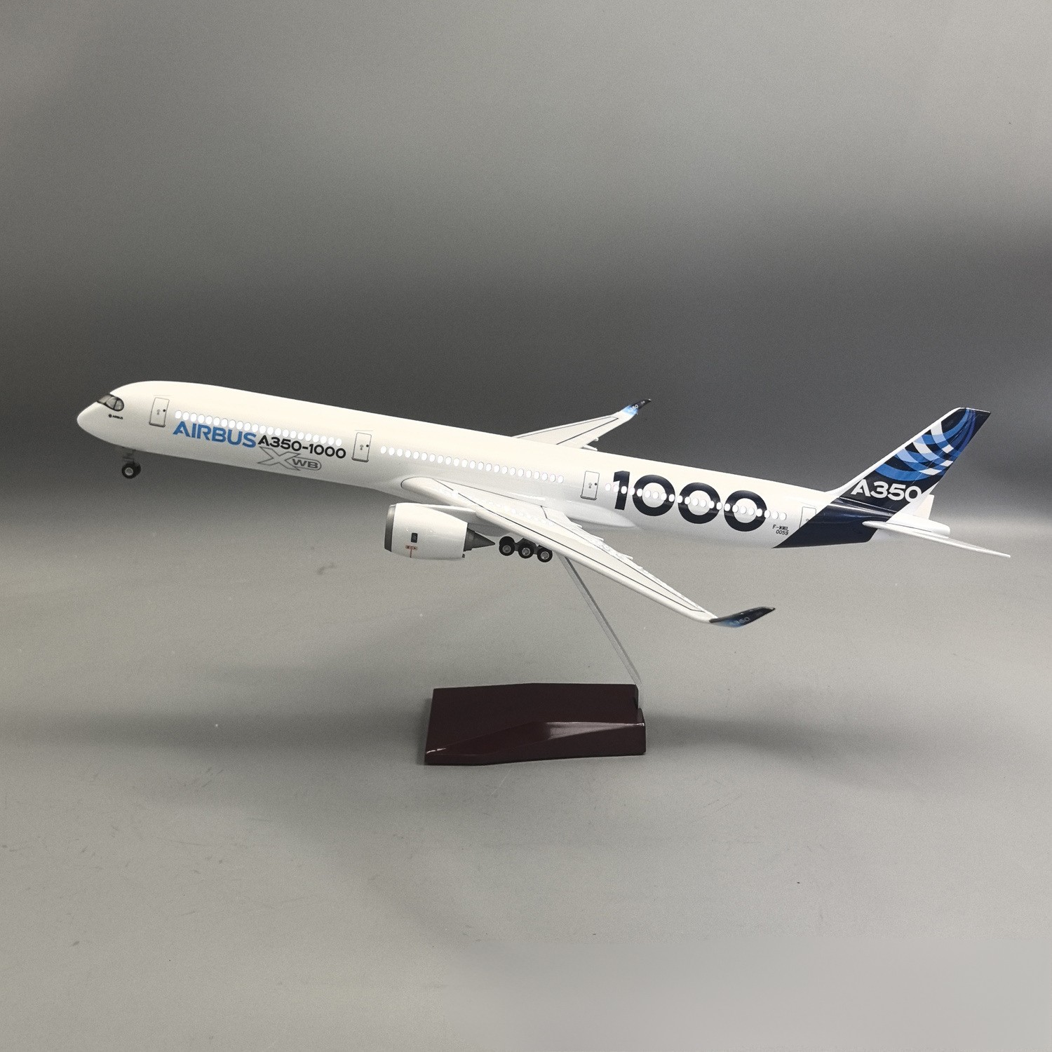 Model Kit Resin - 新製品 47cm 1/157スケール プロトタイプ A350-1000 ダイキャストレジン製飛行機モデルキット