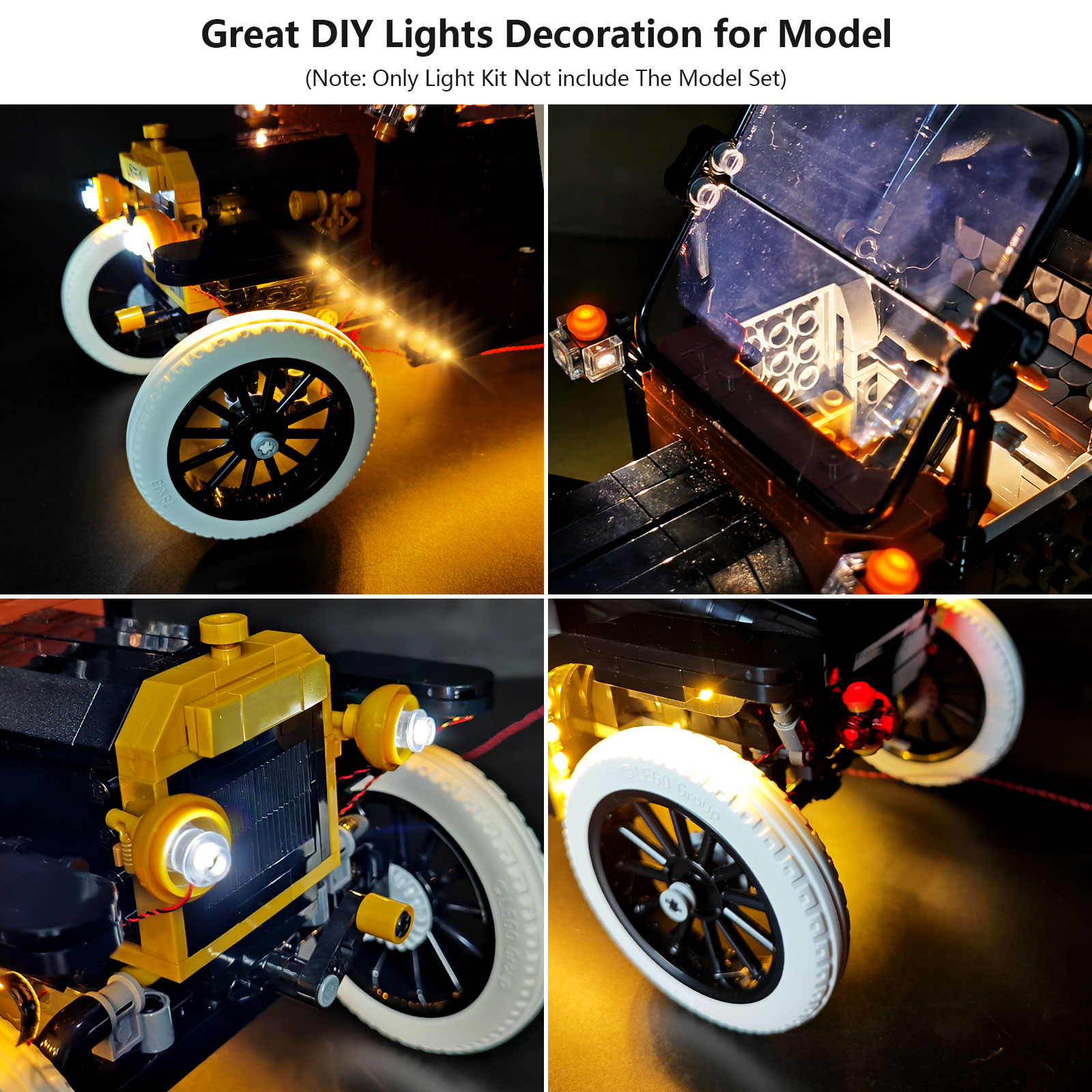 LYBMTWF LED照明キット レゴ11376フォードモデ - Model Kit Walmart のレビューと価格