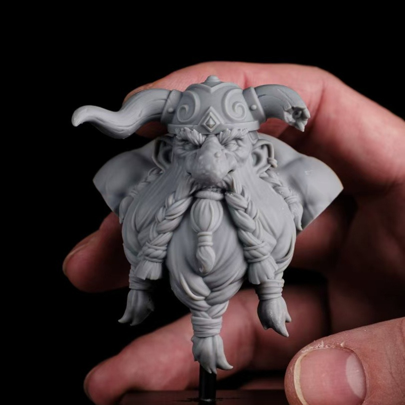 60mmスケール ダイキャスト樹脂製バストモデルキット 角の - Model Kit Knight のレビューと価格