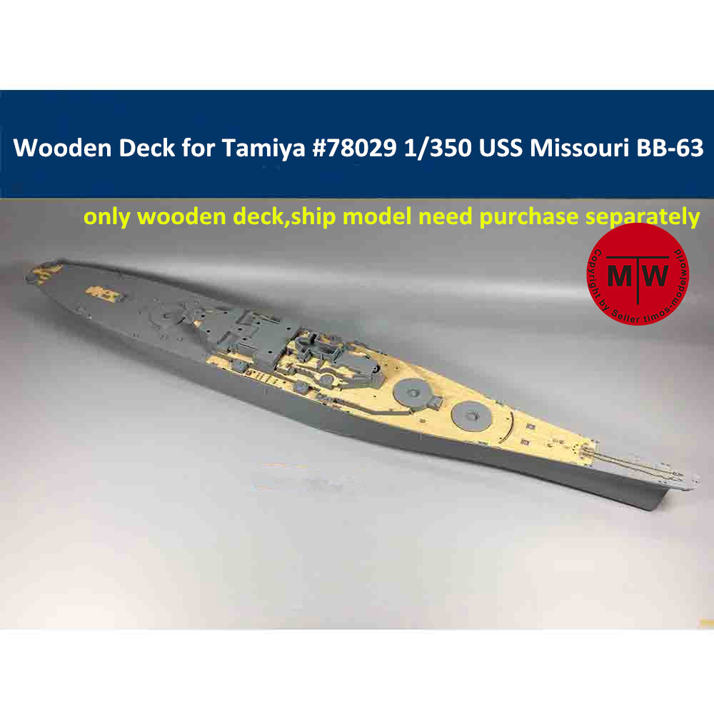 タミヤ用 1/350スケール 木製デッキ # 78029 U - Model Kit Uss Missouri のレビューと価格