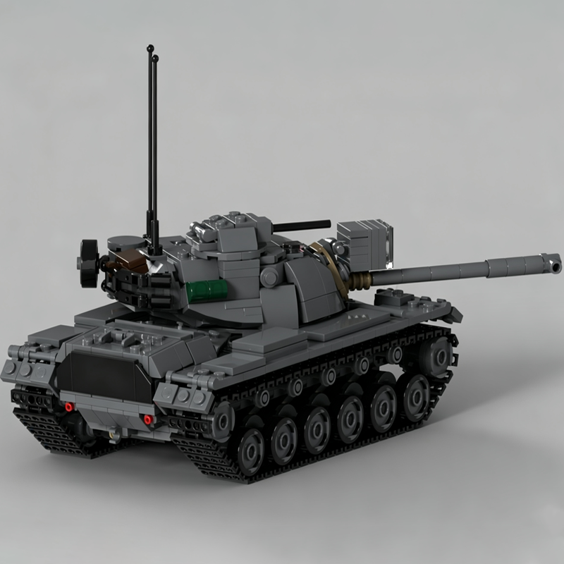 新しい 996 個 Moc 軍事武装 M48 パットン戦車車 - Model Kit Weapons のレビューと価格