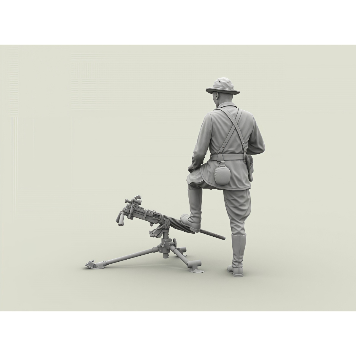 1/35スケール樹脂製未塗装モデルキット、捕獲した機関銃を持 - Model Kit Weapons のレビューと価格