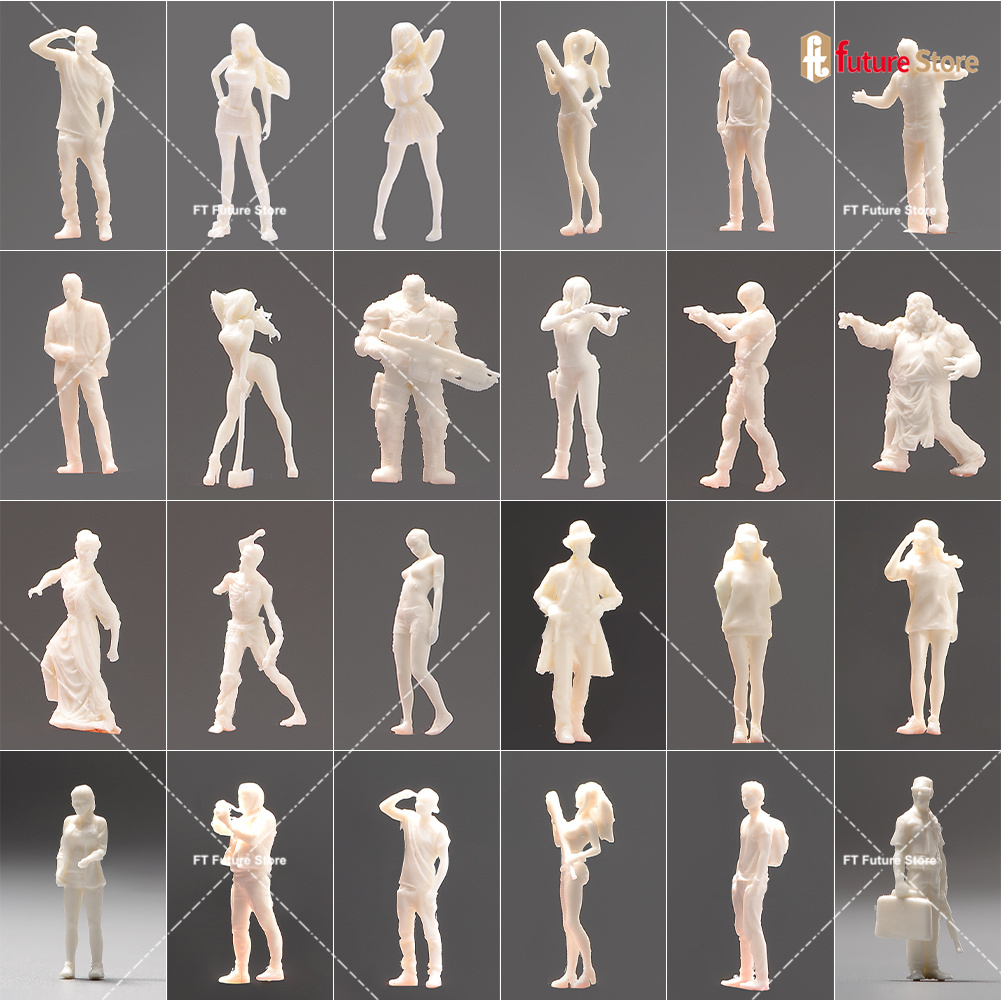 DIYブラインドボックス 5/10個セット 未塗装ミニチュア - Model Kit Resin のレビューと価格