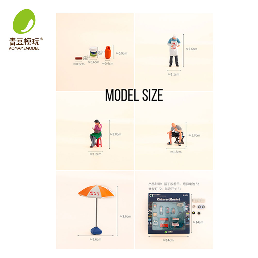 1/64 ナイトマーケットのモデルキット - 高精度3Dプリ - Model Kit Resin のレビューと価格