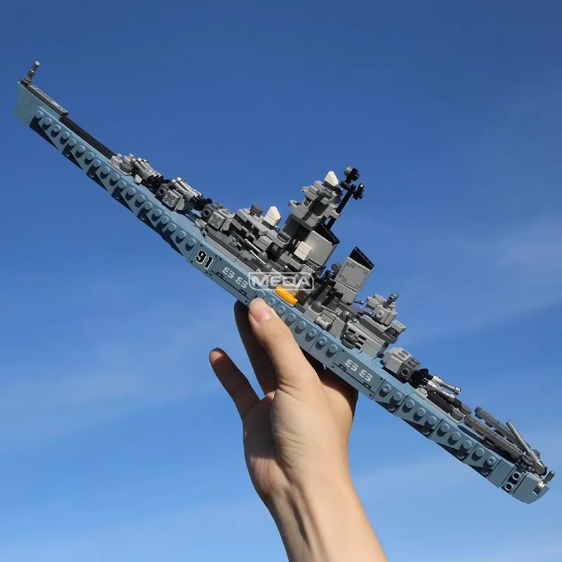 630ピース USSミズーリ BB-63 組み立てブロックキ - Model Kit Uss Missouri のレビューと価格