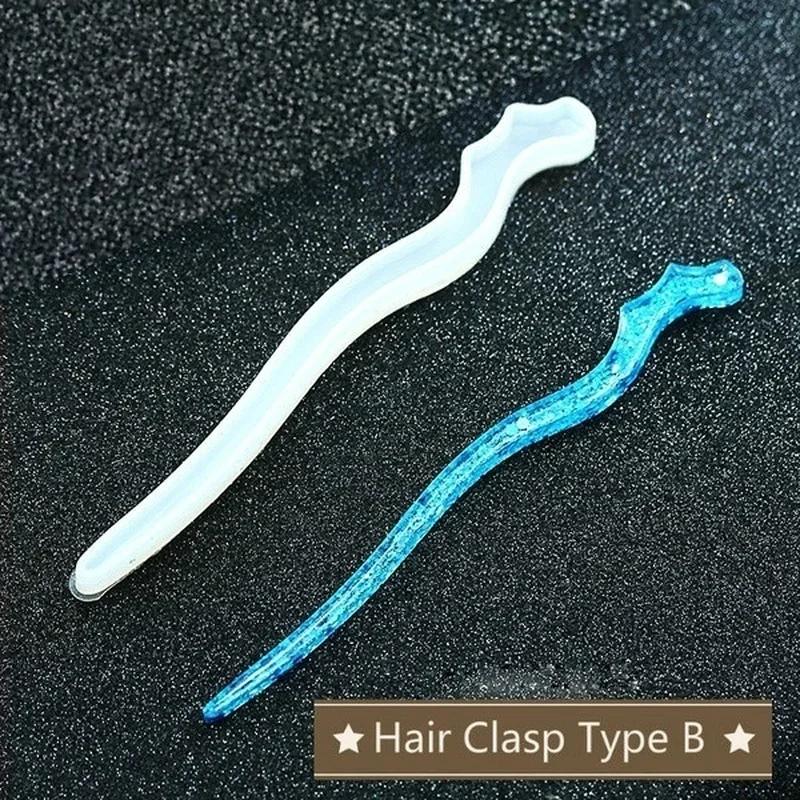 新しい透明ヘアピンシリコーン特殊金型樹脂 DIY ヘアジュエ - Model Kit Resin のレビューと価格