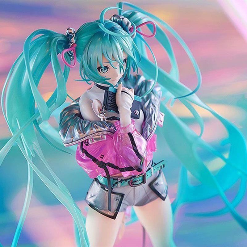 三矢山舞初音ミクツインテールフィギュア、可愛いアニメガール車 - Model Kit Anime のレビューと価格