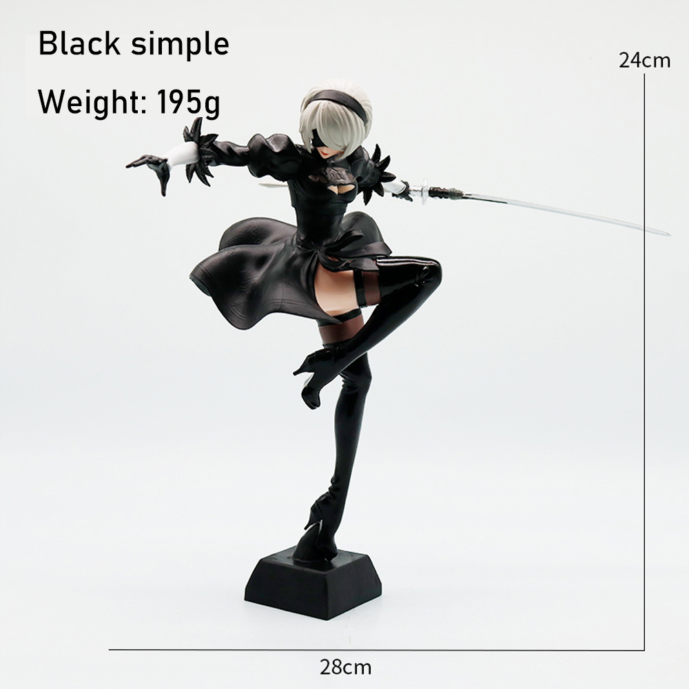 No.2 タイプB 黒/白Ver. アニメフィギュアコレクタ - Model Kit Nier Automata のレビューと価格