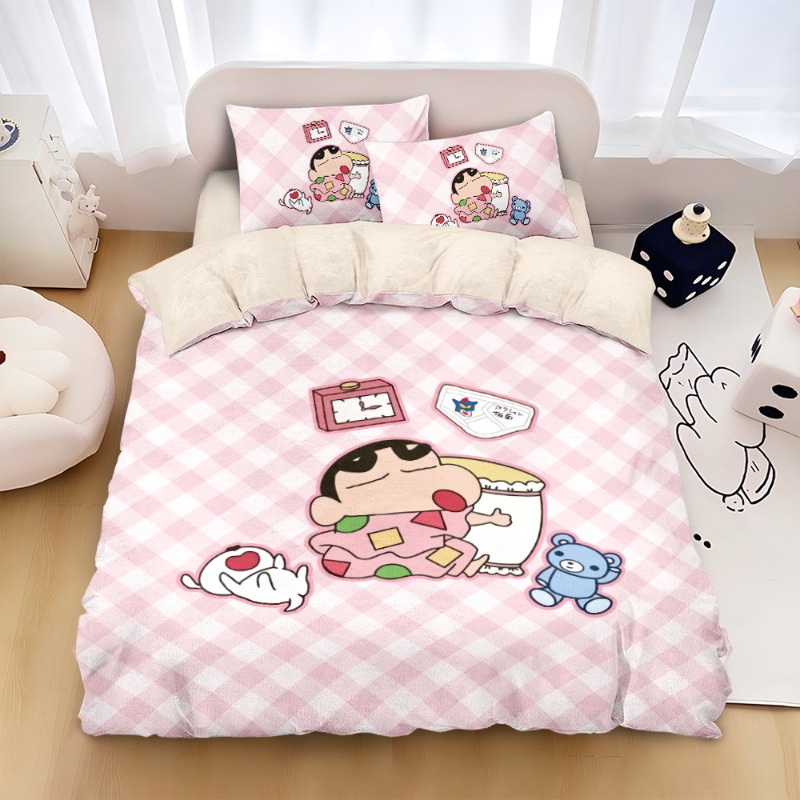 アニメかわいいクレヨンしんちゃんベッド 3/4 個寝具セット - Model Kit Anime のレビューと価格