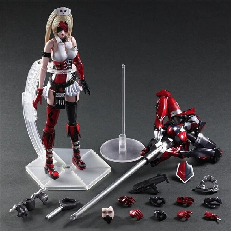 プレイアーツ クイン アクションフィギュア DC 可動式コレ - Model Kit Harley Quinn のレビューと価格