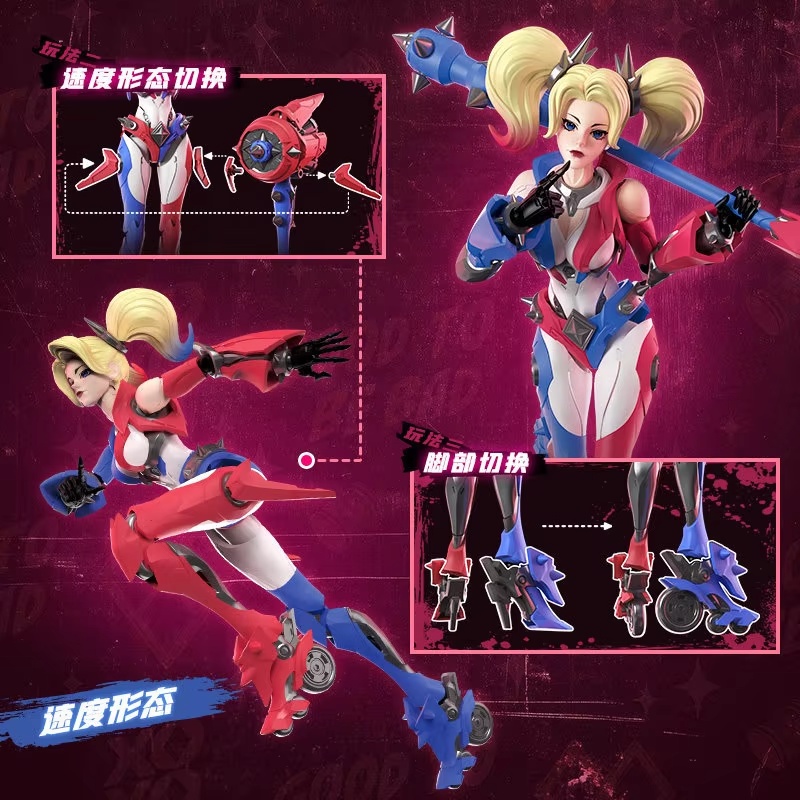 在庫あり本物のハーレークインアクションフィギュアおもちゃ組み - Model Kit Harley Quinn のレビューと価格