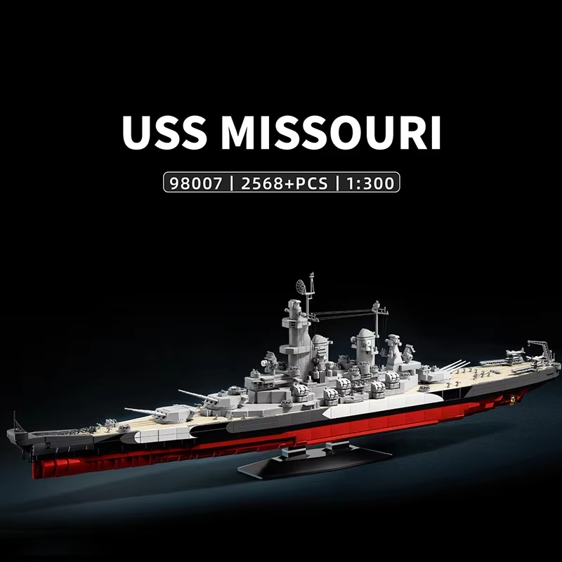2568ピース USSミズーリ戦艦モデル 組み立てブロックキ - Model Kit Uss Missouri のレビューと価格