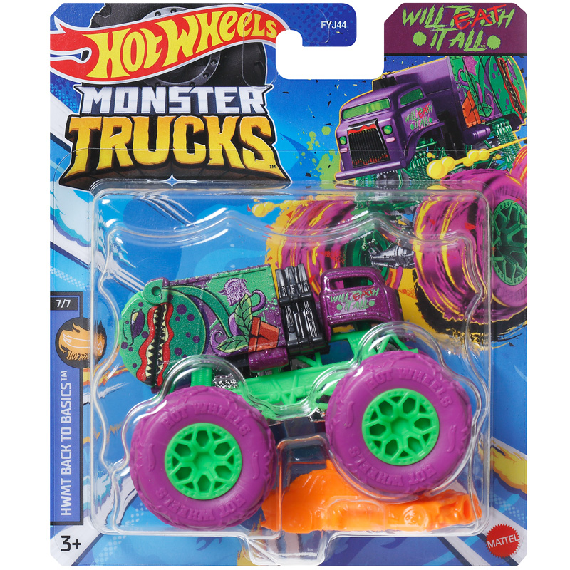 マテル ホットウィール 1/64 モンスター トラック シリ - Hot Wheels Car Monster Trucks のレビューと価格